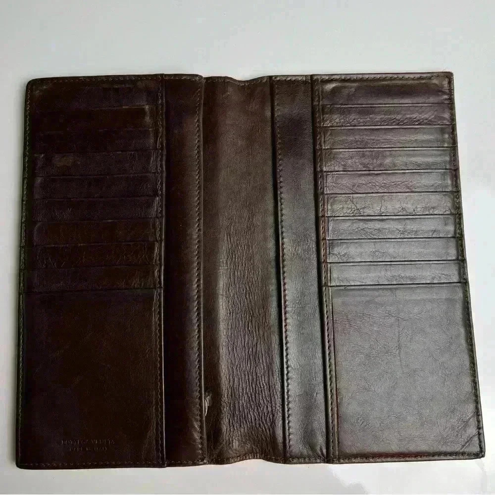 Rare Bottega Veneta Perforated Long Wallet - Picture 3 of 8